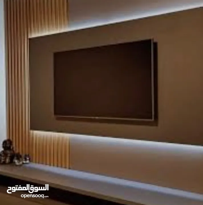ديكور  منزلي  ديكور شاشه TV