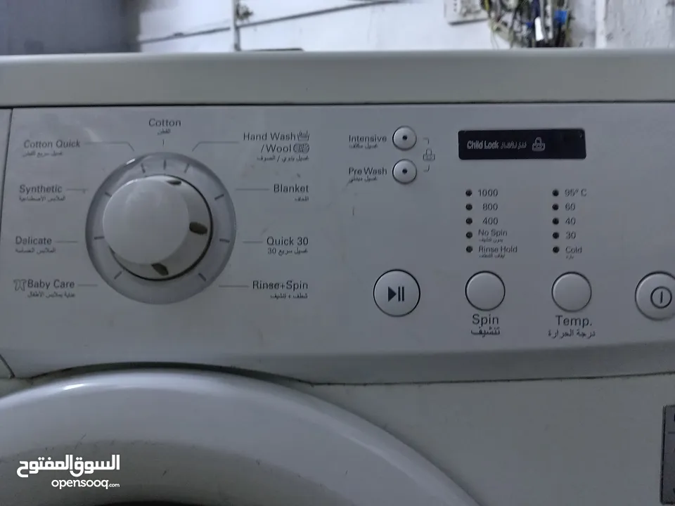 غسالة جيده شبه مستعمل نظيف جدا وكااه