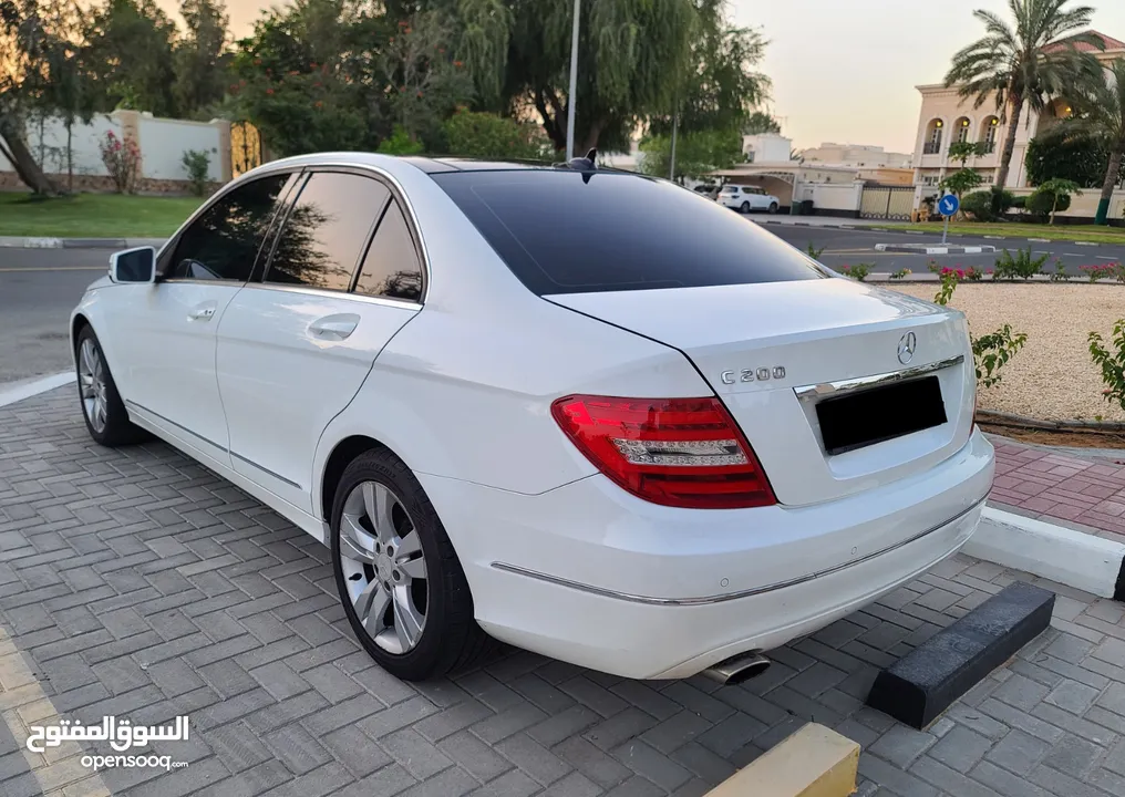 Mercedes C200, Top Option, Gcc Specs, Panoramic Sunroof, Good Condition