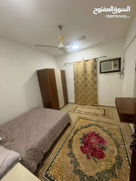 استوديو مفروش جديد بالعذيبة قرب مركز السلطان و شقة غرفتين و صالة مفروشة قرب راسكو Furnished studio