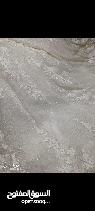 فستان عرس  لبسة واحدة للبيع
