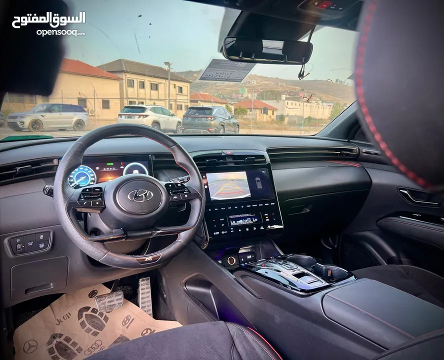 هونداي توسان  N-LINE  فل بدون فتحة  2x4 ///240Hp بنزين + كهرباء  2022 ( Haybrid) 1600cc