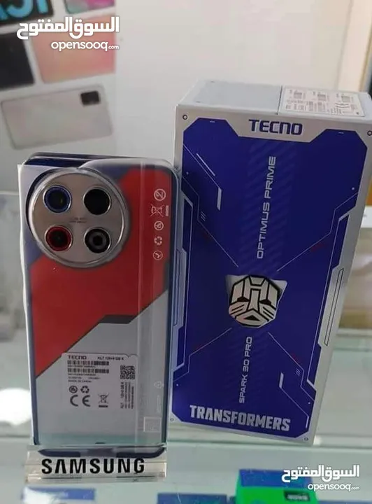 مستعمل ايام اغراضة والكرتونه الأصلية Spark 30 pro رام 16 جيجا 128 و 256 مكفول بالشركة متوفر توصيل