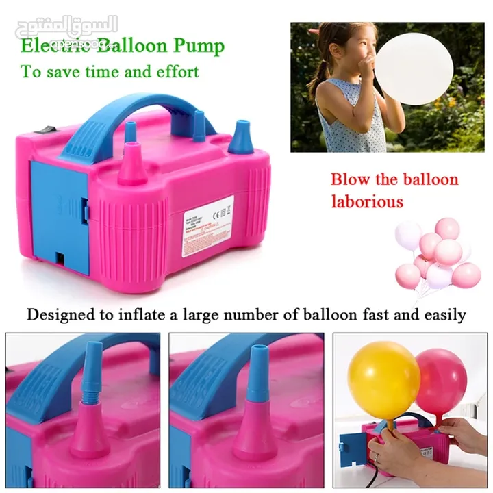 جهاز نفخ البالونات منفاخ البالونات الكهربائي يعتبر منفاخ هواء البالونات الأوتوماتيكي الرفيق المثالي