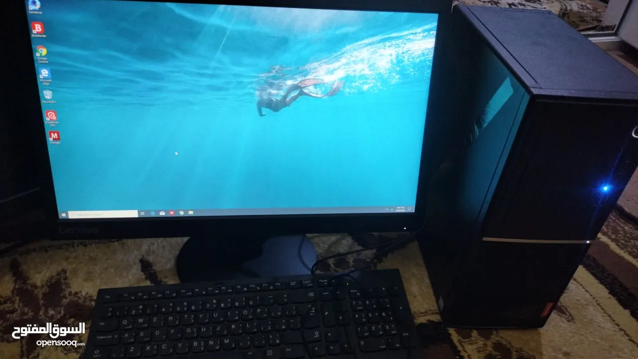 جهاز لينوفو مكتبي للدراسة والاستخدام الاساسي  Lenovo desktop