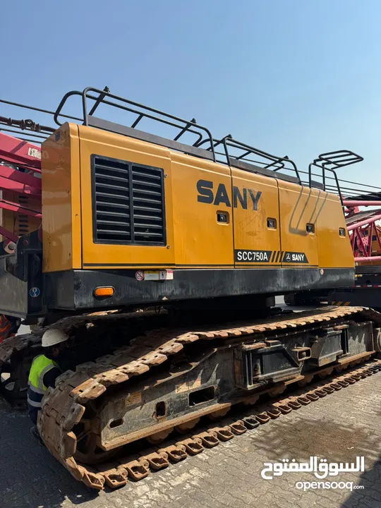 SANY 75 TON / 85 TON CRAWLER CRANE  DUBAI  SAUDI ARABIA  ساني 75 طن / 85 طن رافعة مجنزرة