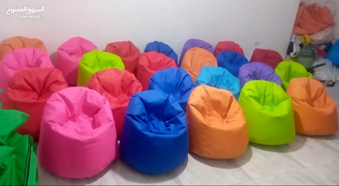بفات بين باق bean bag قماش ووتر بروف يتحمل العوامل الخارجية. متوفر خدمة التوصيل لجميع المحافظات