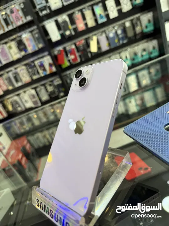 iPhone 14 Plus  128GB بطارية 85% تب نضافة مش مفتوح ولا مغير فيه اي اشي  الجهاز مكفول