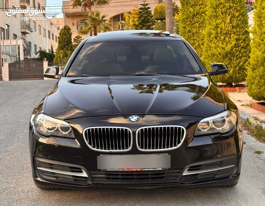 للبيع او البدل ع اقل سعر.  BMW 528i فحص كامل موديل 2014