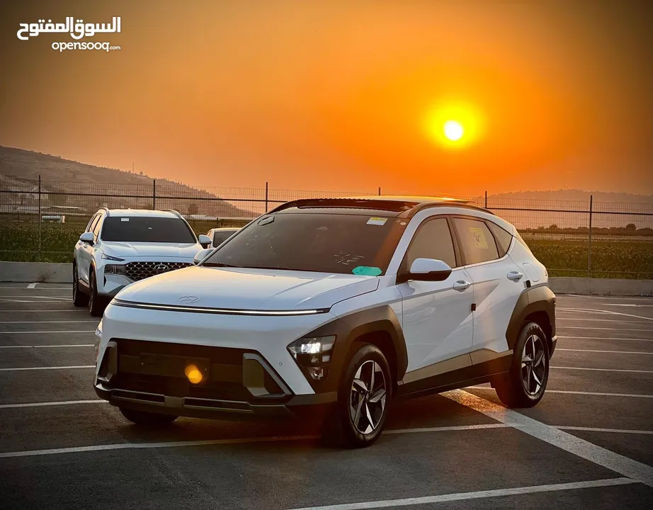 هونداي كونا  هايبرد (بنزين+كهرباء )  الشكل الجديد  فل الفل مميز بدون فتحة 2023