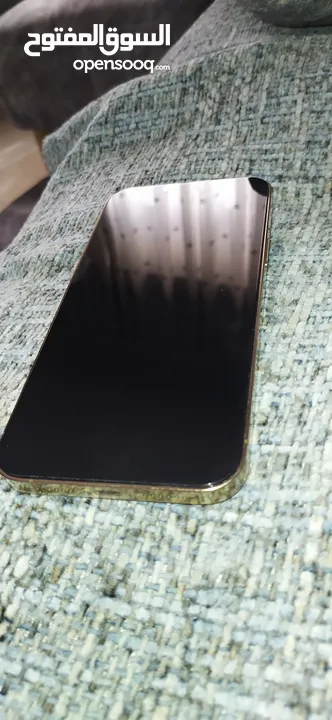 ايفون 13 برو ماكس حجم 1 تيرا أكبر ذاكره Iphone 13 Pro Max 1 Tera لون ذهبي إطار ولؤلؤي افخم لون