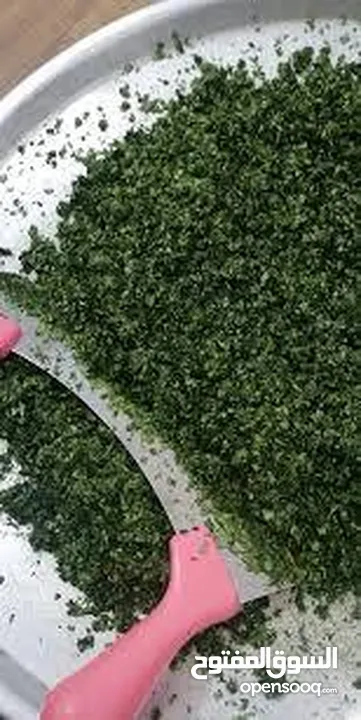 ملوخيه الرجاء او ناشفه مغسوله ومنقبه مفرومه ناعم او حسب طلب ملوخيه السنه هاي وصلت لحد بيتك