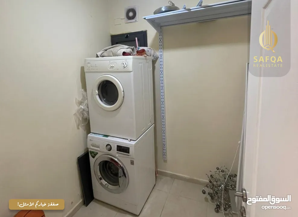شقة مفروشة مميزة وواسعة مفتوحة من 3 جهات  للبيع في الريحان