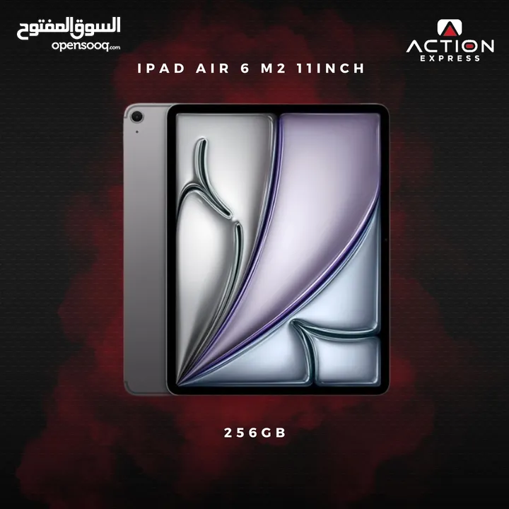 IPAD AIR 6-256GB M2 chip ايباد آير الجيل السادس 256 جيجا