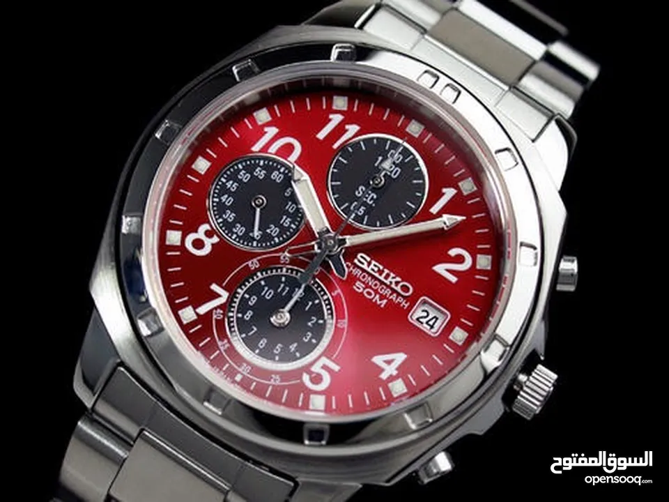 Limited Edition-  SEIKO Red Dial Chronograph Re-Importation World Model Japan Edition