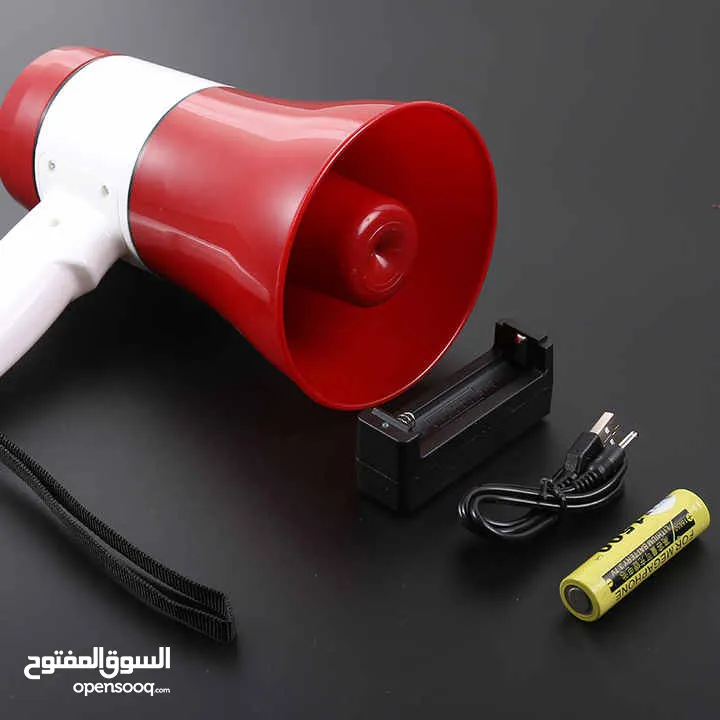 سماعة مناداة بوق بطارية شحن صوت عالي مع مدخل USB