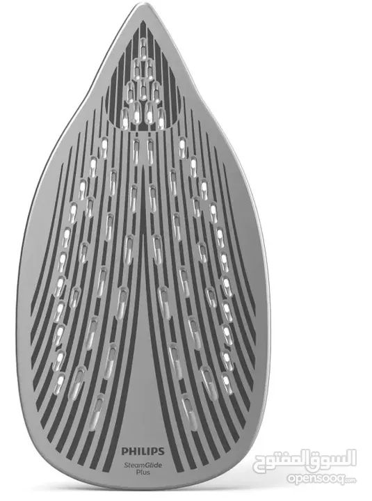 مكواية فيليبس Philips بخار - لون رمادي وابيض نظام بخار بلس Plus