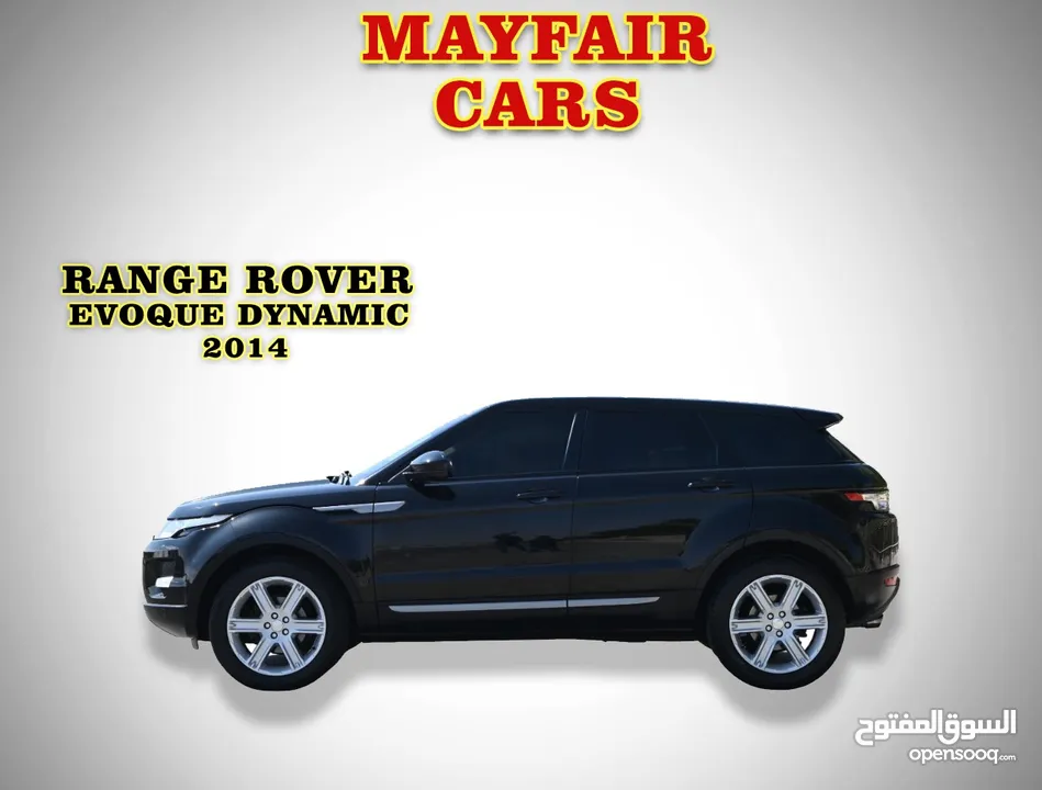 AGENCY SERVICE - ORIGINAL PAINT - RANGE ROVER EVOQUE DYNAMIC 2.0TC V4 - GCC SPECS - MINT CONDITION