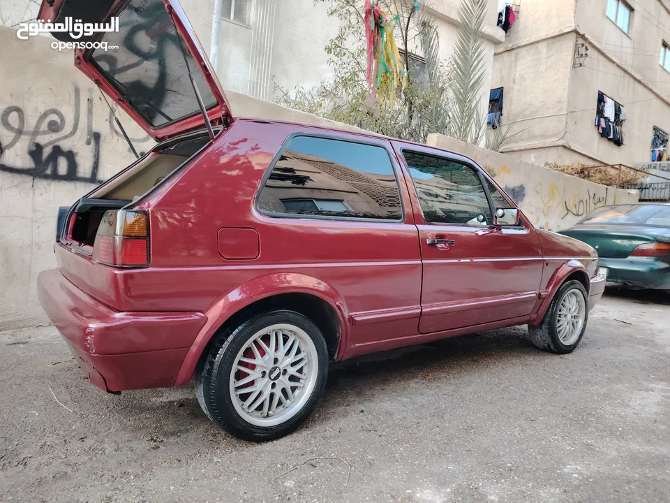 جولف غولف golf mk2 1.6 AFT 120hp انجكشن مرخصة سنة