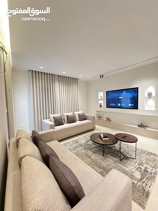 شقة مفروشة للإيجار في عبدون عقد سنوي فقط furnished three bedroom apartment for rent in Abdoun