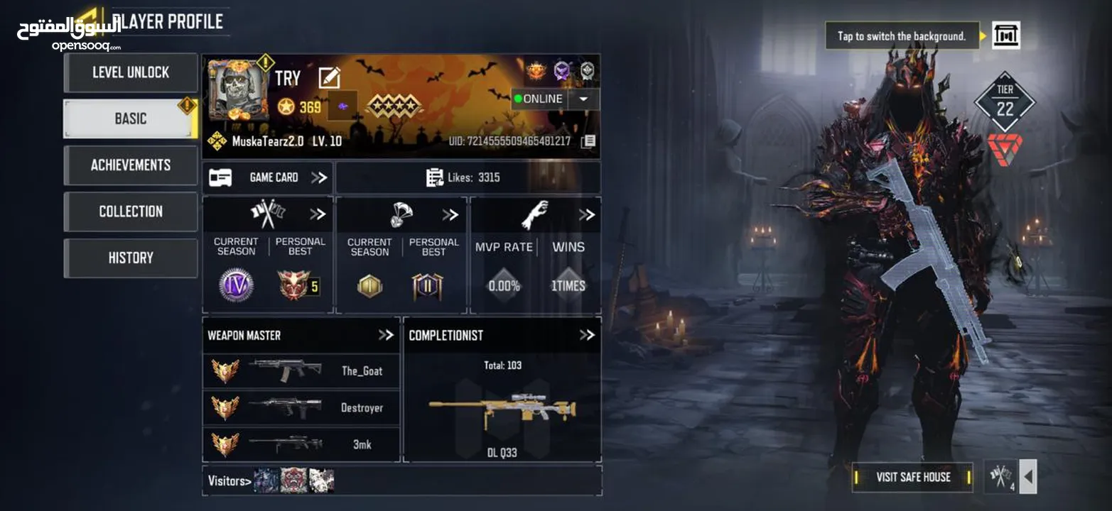 3 Mythics + 14 Legendaries 5K AED Invested Legendary Rank Achieved (Secure Negotiable)