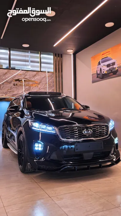 افخم واجمل كيا سورينتو بالبلاد فل بانوراما 4x4 غرفه عسلي