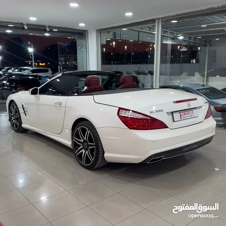 للبيع فقط مرسيدس SL550 موديل 2015 وارد امريكي