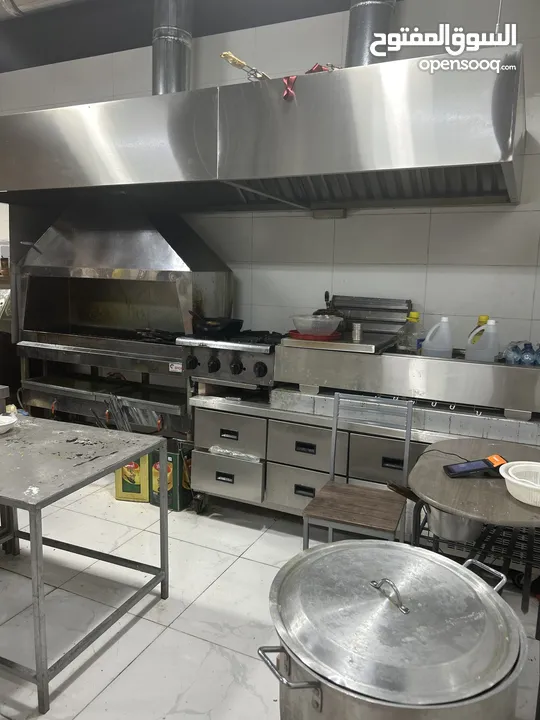 Restaurant for sale with equipment for grill and frying