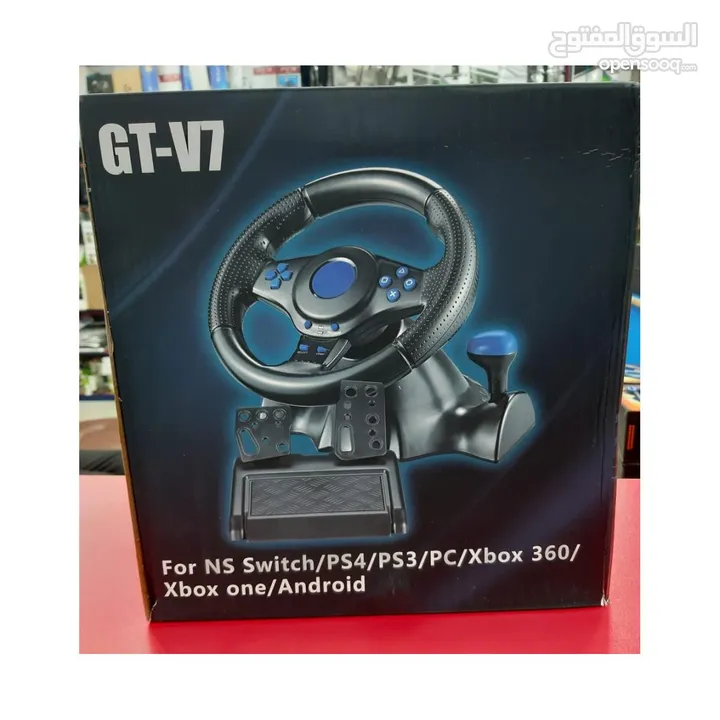 Gaming GT-V7 Steering Wheel جيمنج ستيرنج وييل