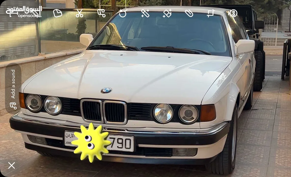 للبيع بي ام 730 السيارة بحالة الوكالة