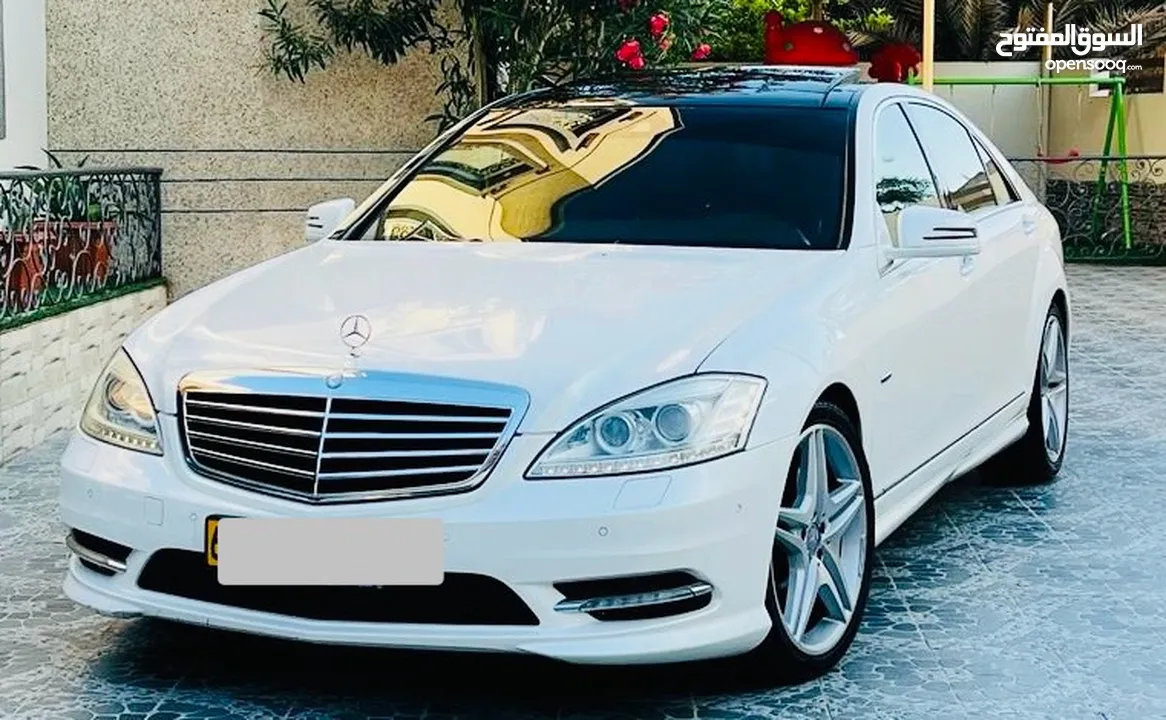 للبيع مرسيدس S350L - AMG خليجي وكالة الزواوي بدون حوادث وصبغة الوكالة