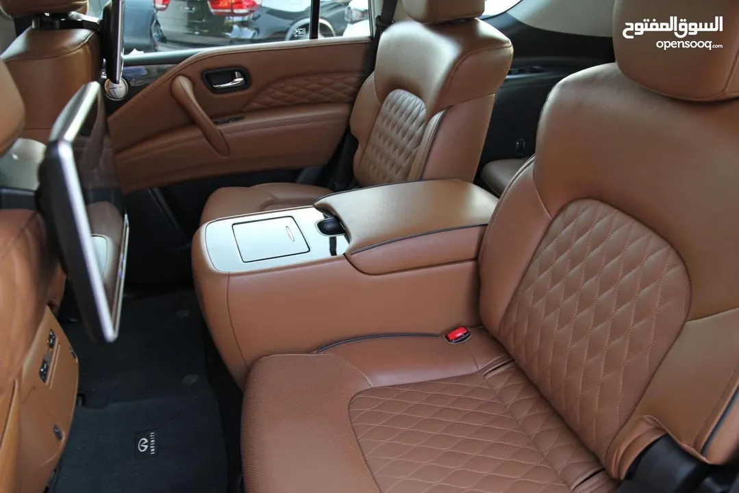 إنفينيتي وارد الشركة QX 80 موديل : 2022 سعة المحرك : 5.6 L  قاطعة مسافة : 26.000 KM