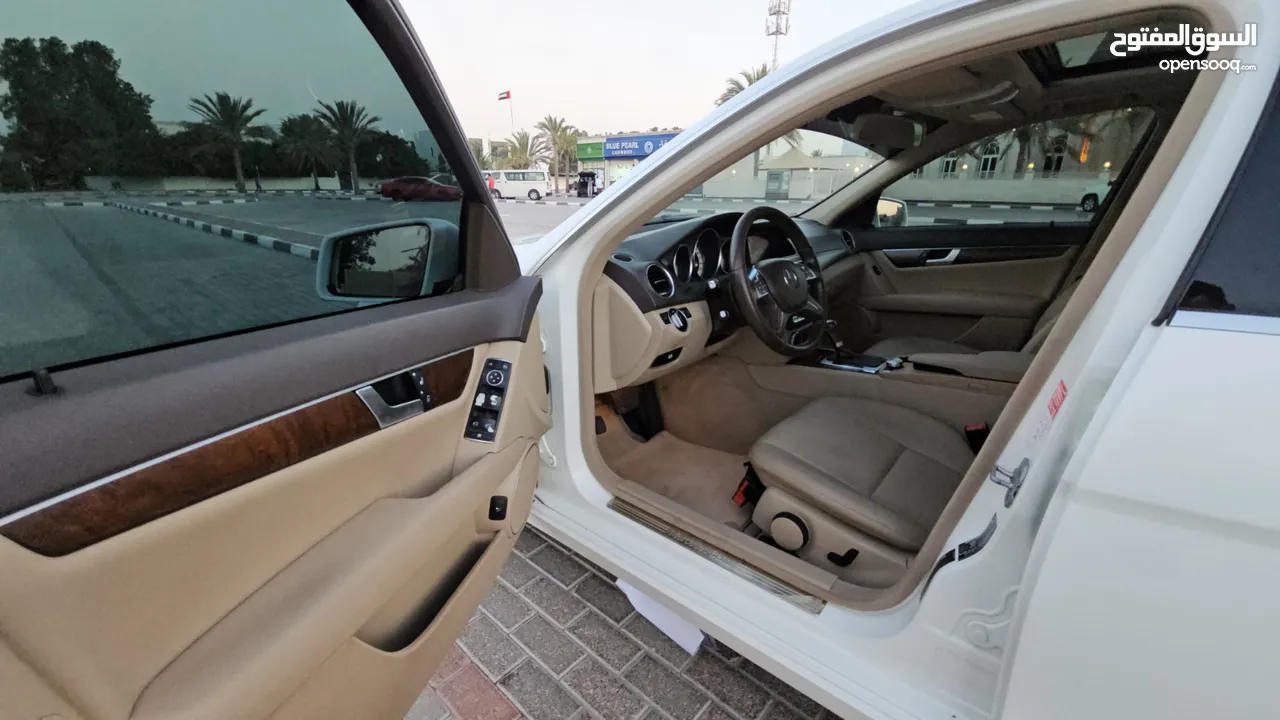 Mercedes C200, Top Option, Gcc Specs, Panoramic Sunroof, Good Condition