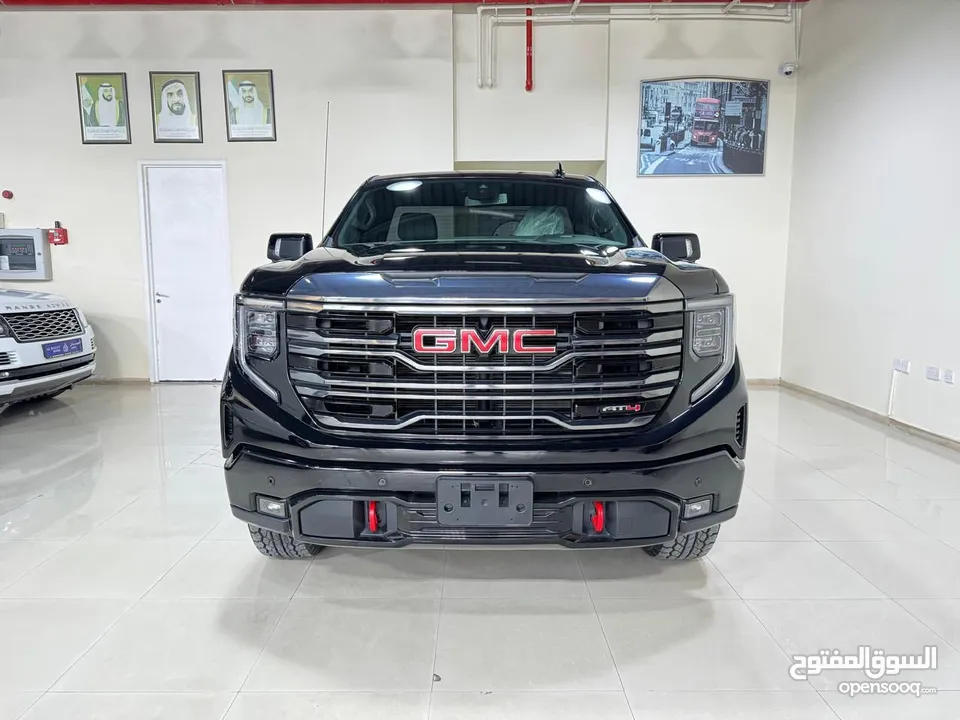 جي ام سي سييرا  GMC SIERRA AT4 اسود / اسود خليجي