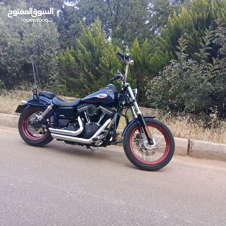 Harley Davidson street bob 2013.1700ccبحاله الوكاله