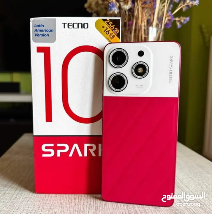 مستعمل ايام Spark 10 pro رام 16 جيجا 256 متوفر توصيل أغراضة الأصلية والكرتونه