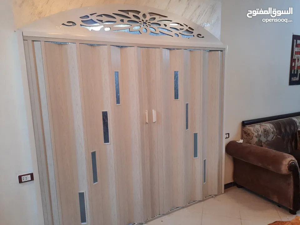البراق للستائر والديكور #ابواب اكورديون #ستائر
