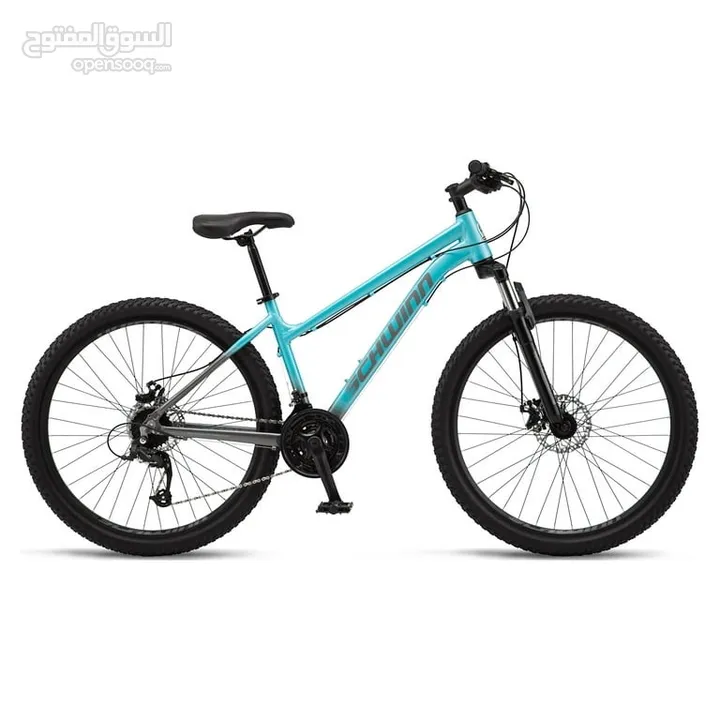 اصبح متوفر لدى بيبي شوب الدراجة الهوائية schwinn 27.5” alcomp women’s mountain bike, 21speeds ,blue