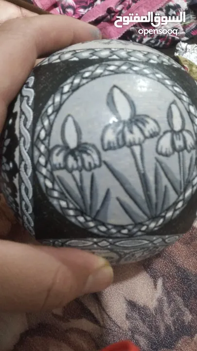 رسم ونقش عابيض النعام