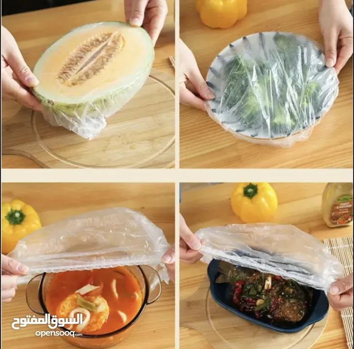 100 pcs disposable food cover