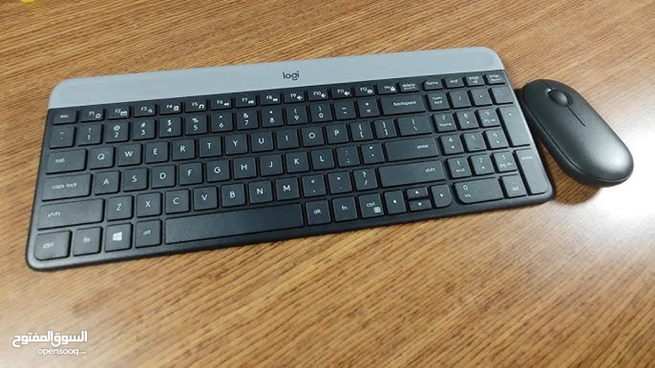 لوحة مفاتيح و ماوس لاسلكيان Logitech MK470 SLIM  من لوجيتك جديده  بسعر حرق
