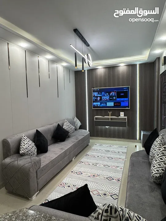 ((( مسايا )) شقة مفروشة فندقية فاخرة LUXURY لأصحاب الذوق الرفيع من ارقى الشقق في مدينة اربد للعائلات