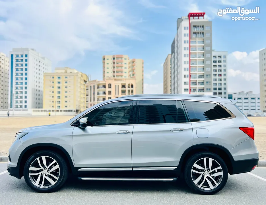 A Clean And Well Maintained HONDA PILOT 2016 SILVER GCC TOURING AWD