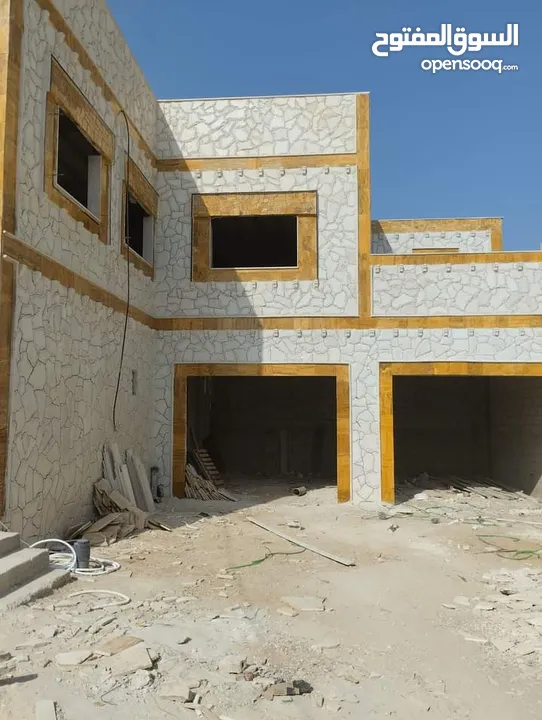 تلبيس شحف وديكورات حجر وترميم المنازل القديمة وعزل الرطوبة