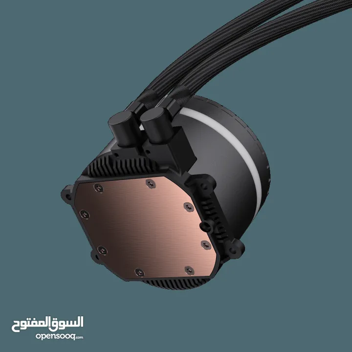 مراوح تبريد مائية مع شاشه تبريد قياس 240 سم  Gamemax IceBurg 240 Digital WH Fan