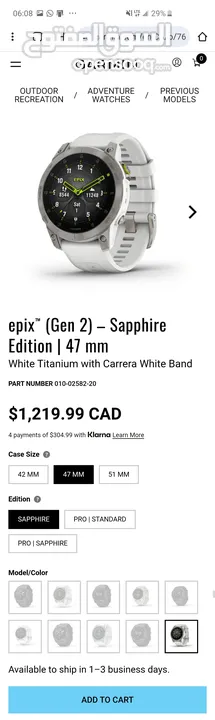 جارمن epix gen 2 Garmin
