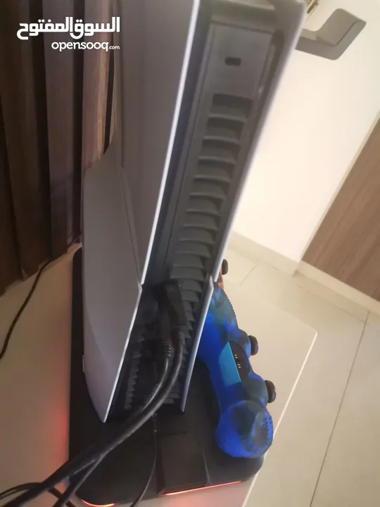 بلايستيشن 5 (Playstation 5) شبه جديد مستعمل استعمال خفيف جدا شبه وكالة الجهاز
