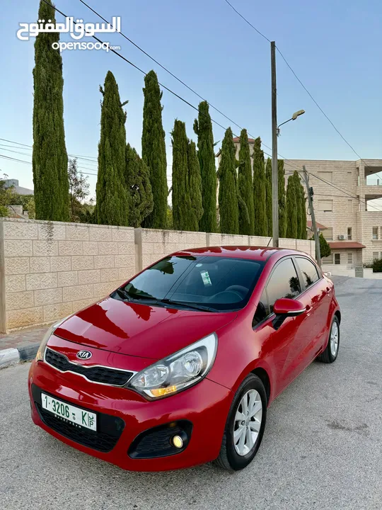 كيا برايد 2014 بنزين اتومات بالكرراتين يد 2