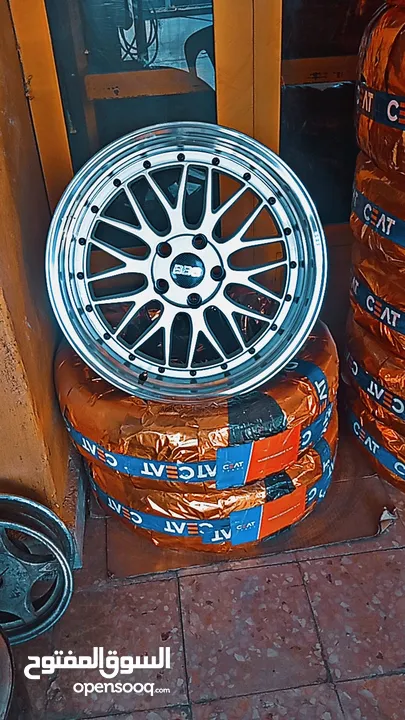 جنط BBS خمس براغي ابعيد