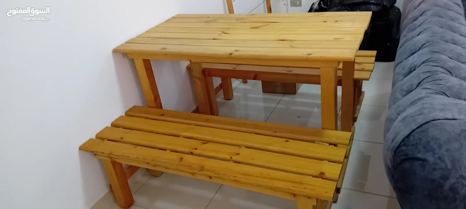 طاولة سفرة خشب